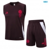 Camiseta futbol Entrenamiento Sin Mangas Bayern Munich + Pantalón Corto 2024/25 marrón