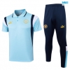 Camiseta futbol Polo Manchester City 2024/25 azul claro