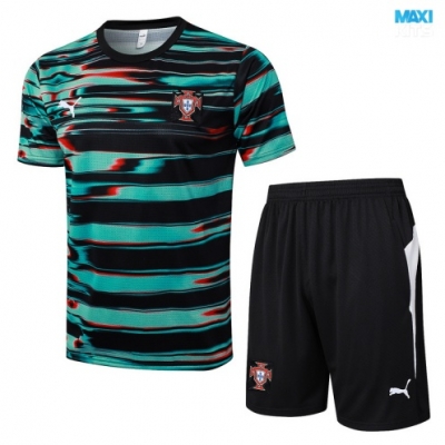 Camiseta futbol Portugal + Pantalón Corto 2025/26 verde/negro/Blanco