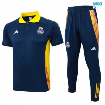 Camiseta futbol Polo Real Madrid 2024/25 Azul marino