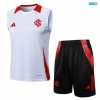 Camiseta futbol Entrenamiento Sin Mangas SC Internacional + Pantalón Corto 2025/26 Blanco/negro/rojo