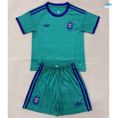 maxikits Camisetas futbol Argentina Niño Manga Larga Verde 2026/27