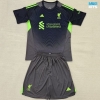 Camiseta futbol Liverpool Niño Portero Negro 2025/26