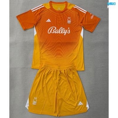 Camiseta futbol Nottingham Forest Niño Portero naranja 2025/26