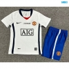 Camiseta futbol Retro Manchester United Niño Segunda 2008-09
