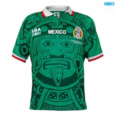 Camiseta futbol Retro México Primera Verde 1998