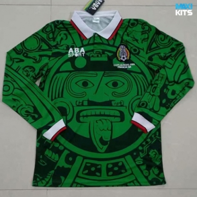 Camiseta futbol Retro México Manga Larga 1998