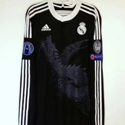 Camiseta futbol Retro Real Madrid Manga Larga Tercera 2014-15