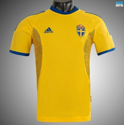 Maxikits Nuevas Camiseta futbol Retro Suecia Primera 2002 por mayor