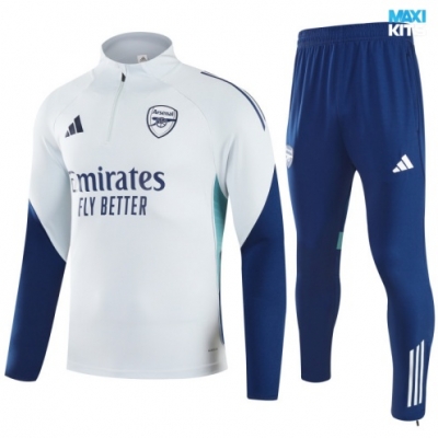 Chandal Arsenal 2025/26 Gris Clair/Azul marino