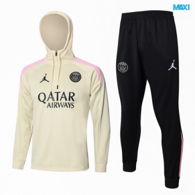 Chandal Con Capucha Paris PSG 2024/25 albaricoque