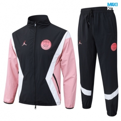 Chaqueta Cortavientos Paris PSG 2025/26 negro/rosa/Blanco