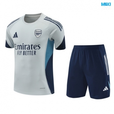 Camiseta futbol Arsenal + Pantalón Corto 2025/26 Gris/Azul marino/Azul