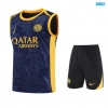 Camiseta futbol Entrenamiento Sin Mangas Inter Milan + Pantalón Corto 2025/26 Azul marino/amarillo