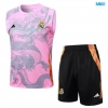Camiseta futbol Entrenamiento Sin Mangas Real Madrid + Pantalón Corto 2024/25 rosa