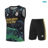 Camiseta futbol Entrenamiento Sin Mangas Real Madrid + Pantalón Corto 2024/25 negro