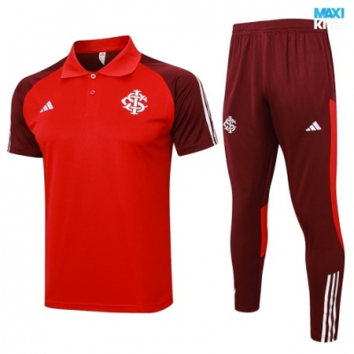 Camiseta futbol Polo SC Internacional 2024/25 rojo