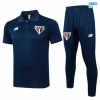 Camiseta futbol Polo Sao Paulo 2024/25 Azul