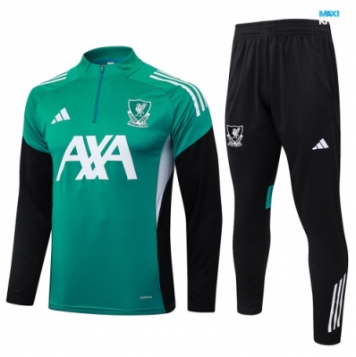 maxikits Chándal fútbol Liverpool Niño 2026/27 Verde/Blanco k258