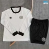 Camiseta futbol Alemania Niño 120 aniversario Manga Larga Blanco 2025/26