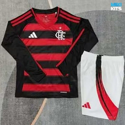 Camiseta futbol Flamenco Niño Primera Manga Larga 2025/26
