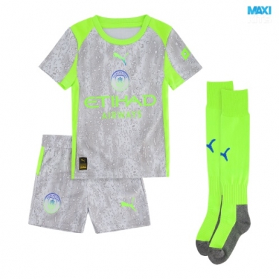 Camiseta futbol Manchester City Niño Tercera 2025/26
