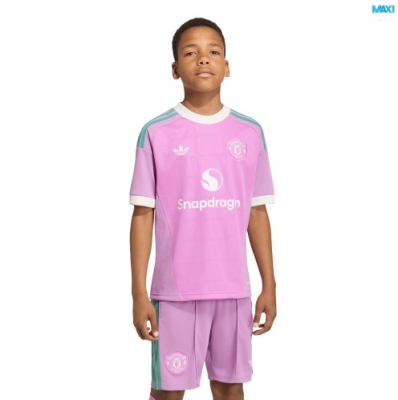 Maxikits Ofertas Camiseta de futbol Manchester United Niño Portero Rosa 2026/27 por mayor
