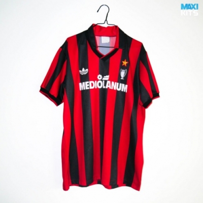Camiseta futbol Retro AC Milan Primera 1990-91