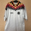 Camiseta futbol Retro Alemania Primera Blanco 1994