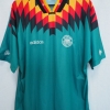 Camiseta futbol Retro Alemania Segunda Verde 1994
