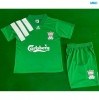 Camiseta de fútbol Retro Liverpool Niño Verde 1992-93