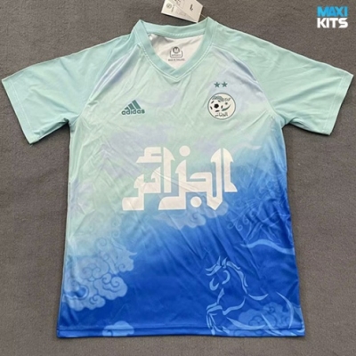 Camiseta futbol Argelia Training Azul/Verde 2025/26