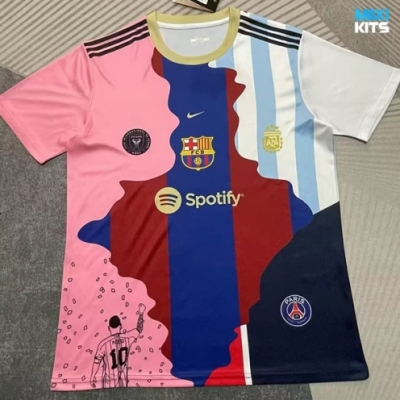 Camiseta futbol Barcelona-PSG Messi Especial 2025/26