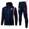 maxikits Chaqueta Chándal fútbol Con Capucha Barcelona 2026/27 Azul marino/Rosa k49