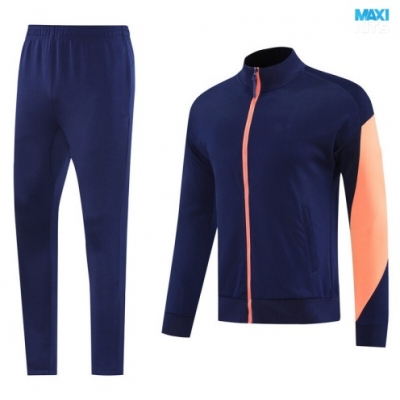 Chaqueta Chandal Barcelona 2025/26 Azul marino/Naranja