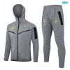 Chaqueta Chandal Con Capucha Brasil 2024/25 gris