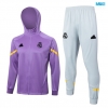 Chaqueta Chandal Con Capucha Real Madrid 2024/25 Purpura