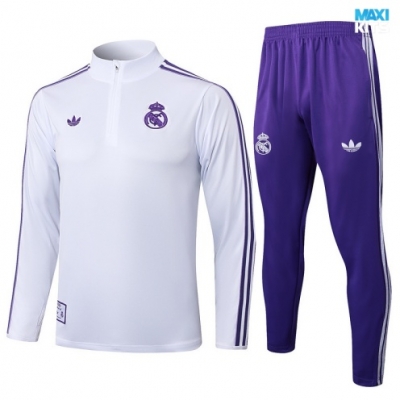 Chandal Real Madrid 2025/26 Blanco/Violeta