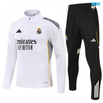 Chandal Real Madrid 2025/26 negro/Blanco/amarillo/Blanco/negro