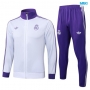Chaqueta Chandal Real Madrid Niño 2025/26 Violeta/Blanco