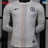 Camiseta futbol Versión Player Chelsea Manga Larga Blanco 2025/26