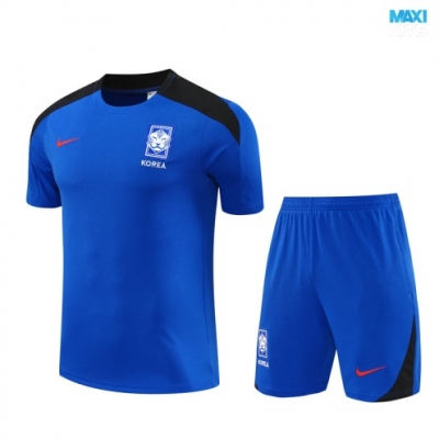 Camiseta futbol Corea + Pantalón Corto 2024/25 Azul