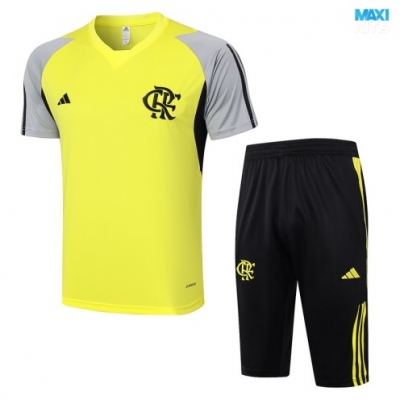 Camiseta futbol Flamengo + Pantalón Corto 2024/25 amarillo