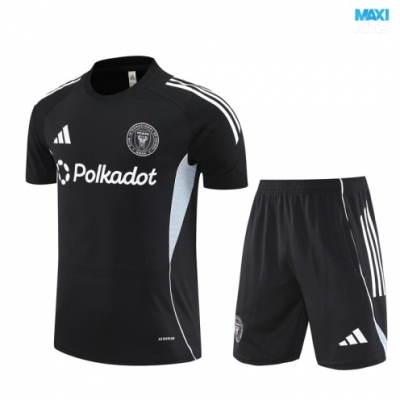Camiseta futbol Inter Miami + Pantalón Corto 2025/26 negro/Blanco