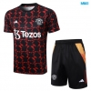 Camiseta futbol Manchester United + Pantalón Corto 2024/25 negro