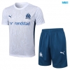 Camiseta futbol Marsella + Pantalón Corto 2024/25 Blanco