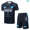 Camiseta futbol Napoli + Pantalón Corto 2025/26 Gris oscuro/negro/Azul
