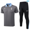 Camiseta futbol Polo Tottenham Hotspur 2024/25 gris oscuro