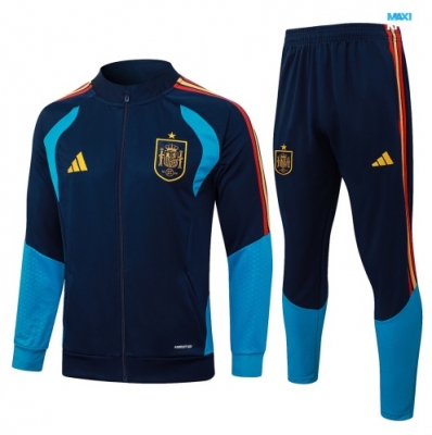 maxikits Chaqueta Chándal fútbol España Niño 2026/27 Azul marino k238