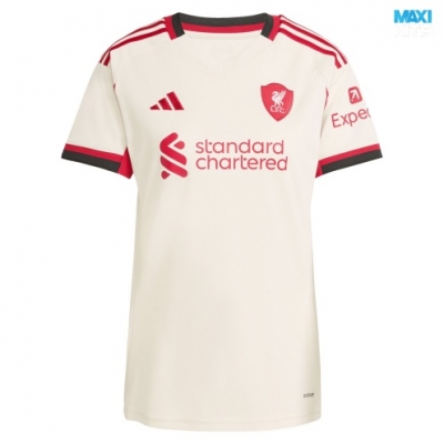 Camiseta futbol Liverpool Mujer Segunda 2025/26